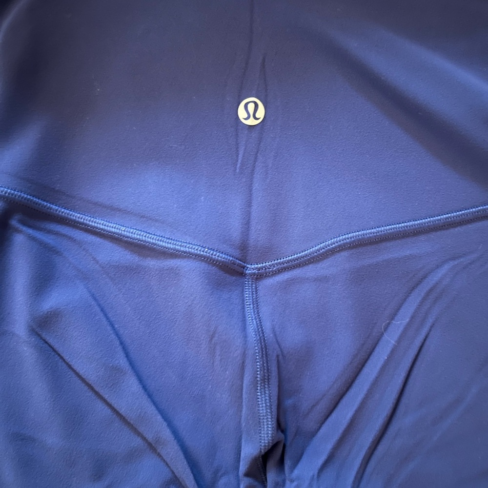Lululemon Align Royal Blue 3/4 Length Leggings- Size 4
